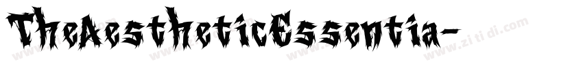 TheAestheticEssentia字体转换
