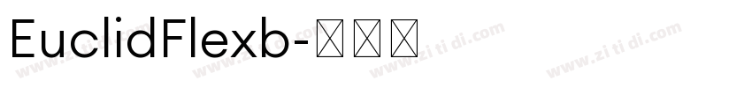 EuclidFlexb字体转换