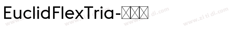 EuclidFlexTria字体转换