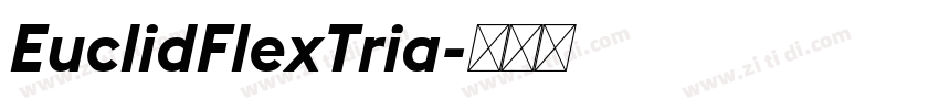 EuclidFlexTria字体转换