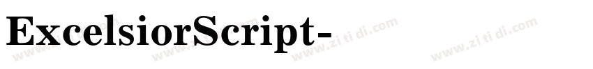 ExcelsiorScript字体转换 ExcelsiorScript字体转换