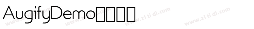 AugifyDemo字体转换