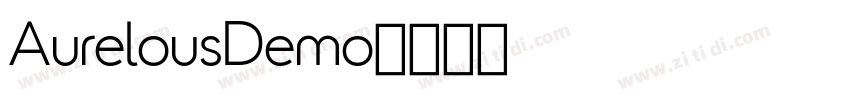 AurelousDemo字体转换