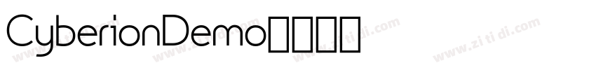 CyberionDemo字体转换