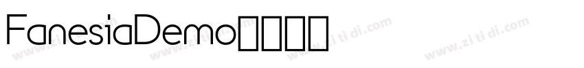 FanesiaDemo字体转换