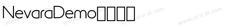 NevaraDemo字体转换