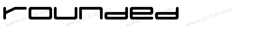 Rounded字体转换