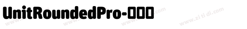 UnitRoundedPro字体转换