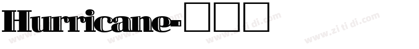Hurricane字体转换