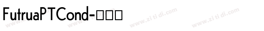 FutruaPTCond字体转换