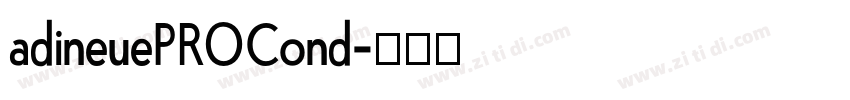 adineuePROCond字体转换