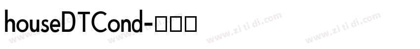 houseDTCond字体转换