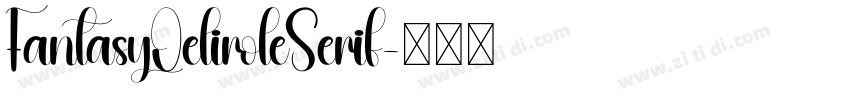 FantasyQeliroleSerif字体转换