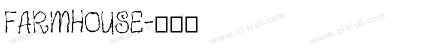 Farmhouse字体转换