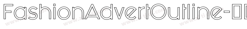 FashionAdvertOutline字体转换