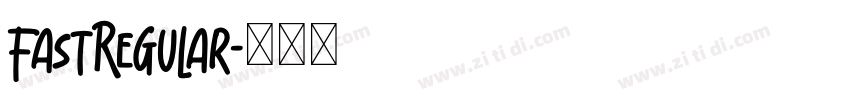 FastRegular字体转换