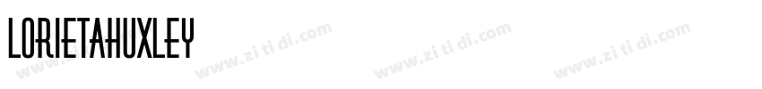 LorietaHuxley字体转换