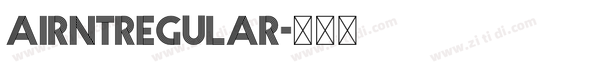 AirntRegular字体转换