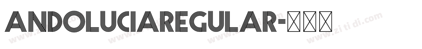 AndoluciaRegular字体转换