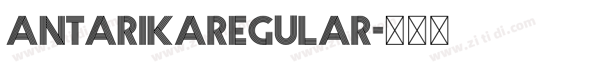 AntarikaRegular字体转换 AntarikaRegular字体转换