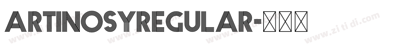 ArtinosyRegular字体转换 ArtinosyRegular字体转换