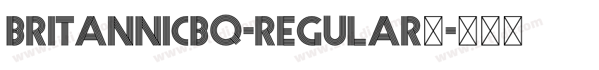 BritannicBQ-Regular免字体转换