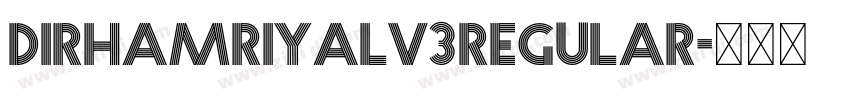 DirhamRiyalV3Regular字体转换