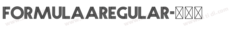 FORMULAARegular字体转换 FORMULAARegular字体转换