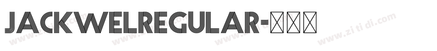 JackwelRegular字体转换 JackwelRegular字体转换