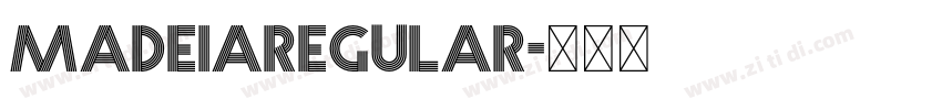 MadeiaRegular字体转换 MadeiaRegular字体转换