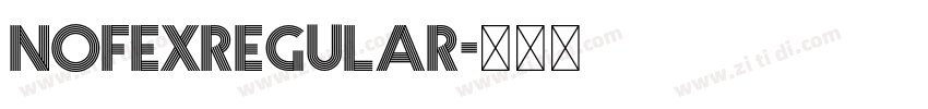 NofexRegular字体转换