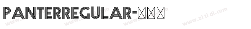 PanterRegular字体转换 PanterRegular字体转换
