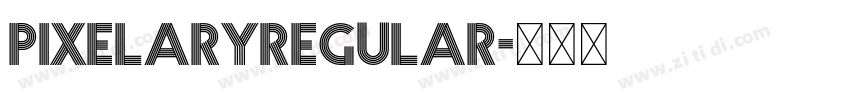 PixelaryRegular字体转换