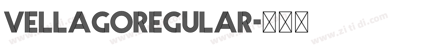 VellagoRegular字体转换