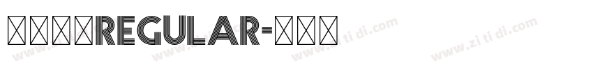 时尚粗黑Regular字体转换