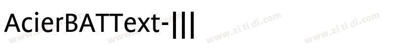 AcierBATText字体转换