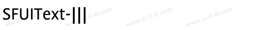 SFUIText字体转换