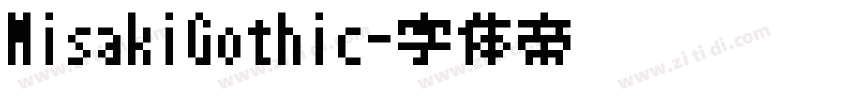 MisakiGothic字体转换