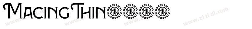 MacingThin字体转换