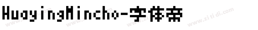 HuayingMincho字体转换