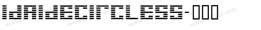 IDaideCircleSS字体转换