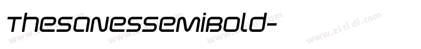 TheSanesSemiBold字体转换
