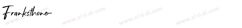 Franksthone字体转换