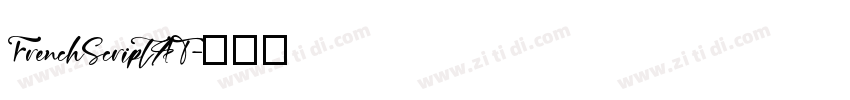 FrenchScriptAT字体转换