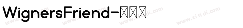 WignersFriend字体转换