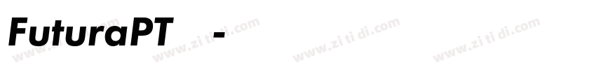 FuturaPT字体下载字体转换