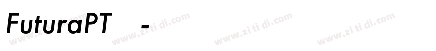 FuturaPT字体下载字体转换