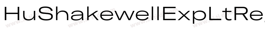 HuShakewellExpLtRegu字体转换