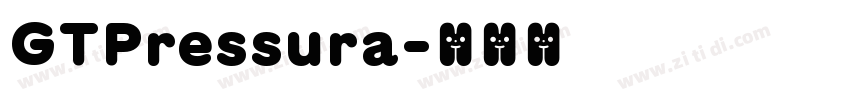 GTPressura字体转换