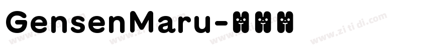GensenMaru字体转换